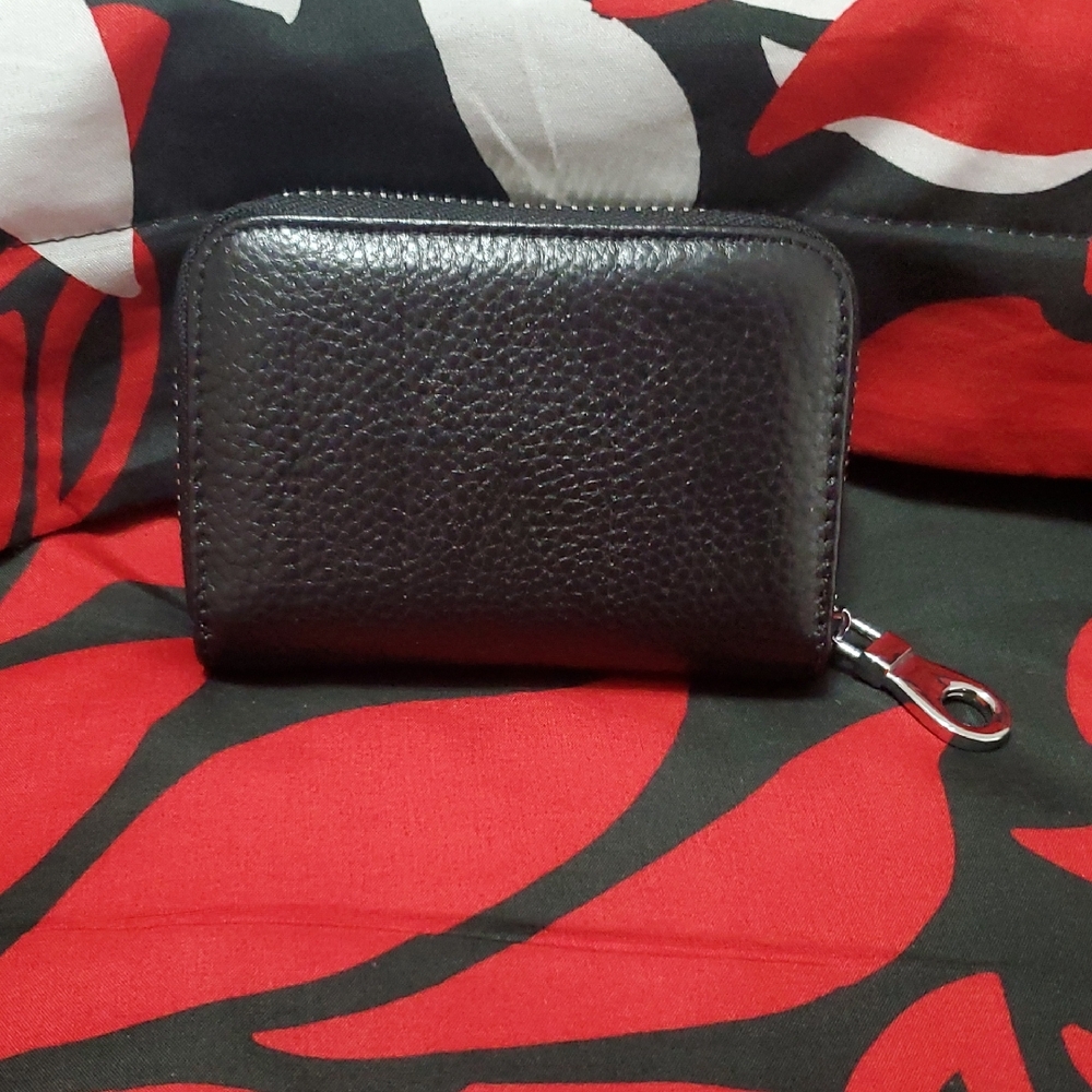 Black Leather Credit Card Case